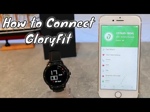 How to connect CF19 to iPhone with GloryFit IOS App
