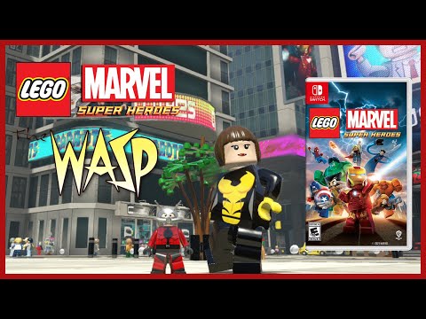 LEGO Marvel Super Heroes Wasp Free Roam Gameplay and Unlock Location