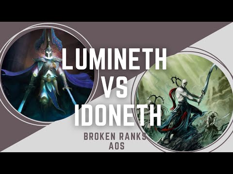 Lumineth vs Idoneth Deepkin - Warhammer Age of Sigmar Battle Report [Broken Ranks]