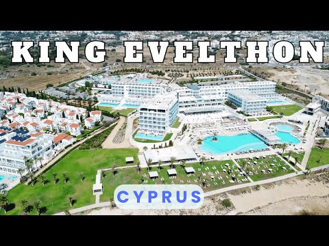 King Evelthon Beach Hotel and Resort | Drone View | Cyprus | Best Europe Beach Resorts | 2K