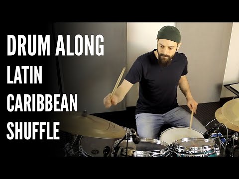 Latin Caribbean Shuffle - Drum Along | Markos Vassiliou