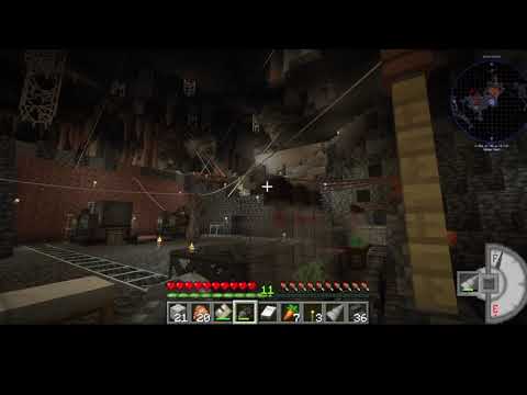 Minecraft: Building a secret room underground/ with friends/ mods