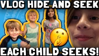 Vlog Hide and Seek // Each Child Seeks! (April 23, 2018)