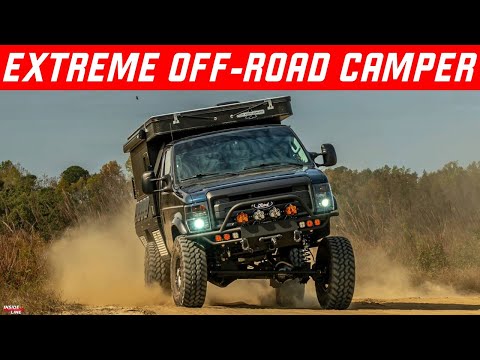 The Ultimate Off-Road Camping Rig (4x4 Ford E-350) | Inside Line