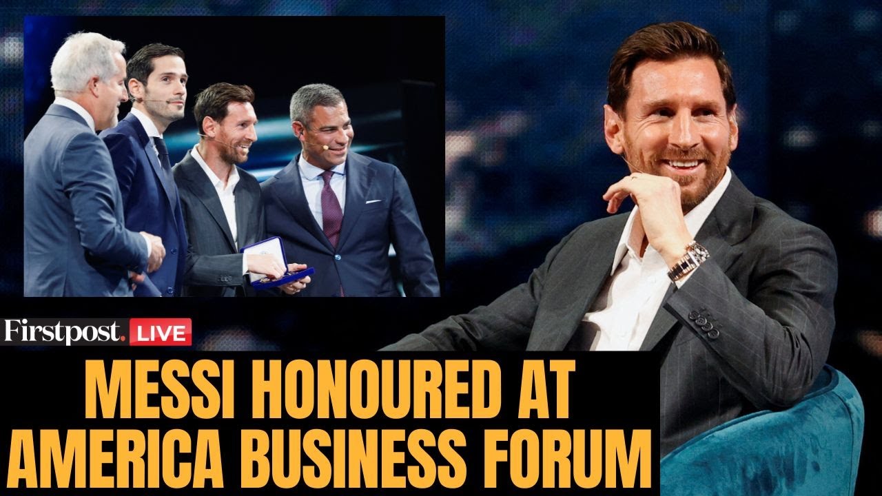 LIVE: Lionel Messi Honoured with Key to the City, Shares World Cup Hopes at America Forum | N18G
