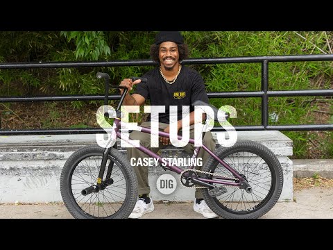 CASEY STARLING BIKE CHECK - DIG BMX SETUPS 2024