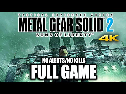 Metal Gear Solid 2 Sons of Liberty || No Alerts - No Kills || Full Game Walkthrough【4K60ᶠᵖˢ UHD】