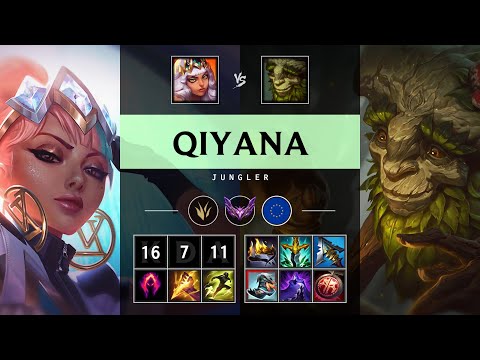 Qiyana Jungle vs Ivern - EUW Master Patch 25.S1.2