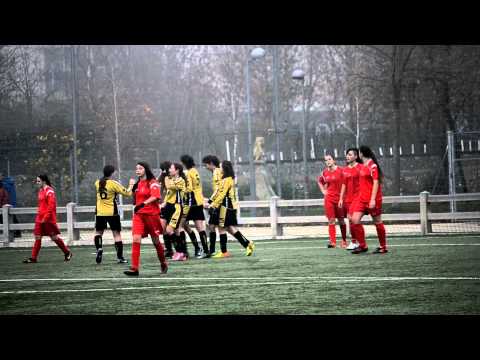 Gol de Aintzane (Lagunak). [Berriozar C.F. 2-1 S.D. Lagunak]. Liga Regional Navarra Femenina.