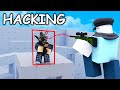 HACKING Against My FRIEND In Roblox RIVALS