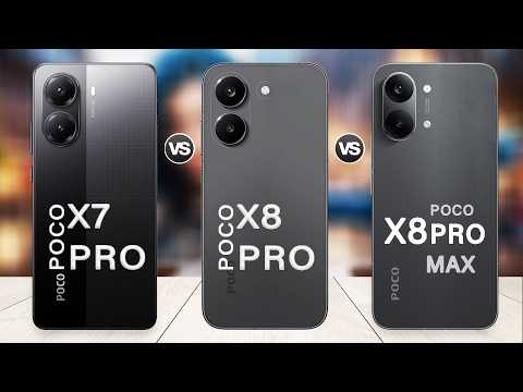 Poco X7 Pro Vs Poco X8 Pro Vs Poco X8 Pro Max | Redmi Turbo 5 & 5 Max