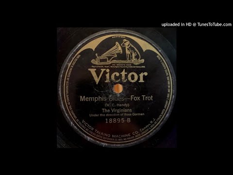 The Virginians - Memphis Blues (1922)