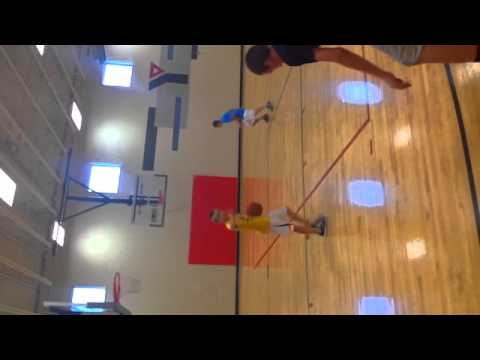 Abts' And Karmans Shooting Hoops Summer of 2013