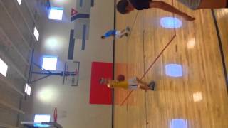 Abts' And Karmans Shooting Hoops Summer of 2013