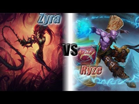 ► LoLPoV - Zyra vs Ryze Mid (Season 3) (LoL Live Commentary) *Giveaway Series*