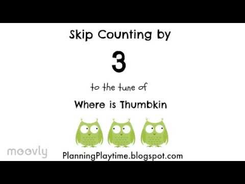 Skip Counting by 3's - To Where is Thumbkin