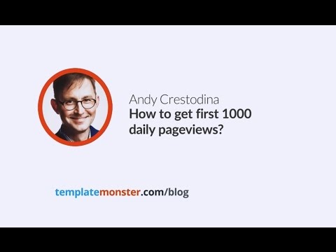 Andy Crestodina — How to get first 1000 daily pageviews
