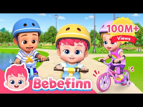 EP99 | Ride a Bike! ???? | Outdoor Play and Learning | Bebefinn Nursery Rhymes