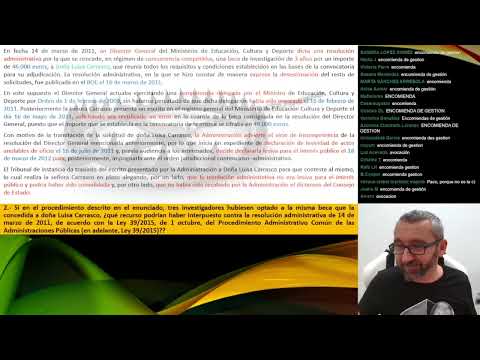 36.- Supuesto práctico 1/3 - AGE C1 Promoción Interna  2013 | Administrativo