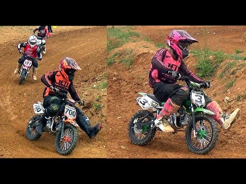 Corrida Maluca ? Pilotos Adultos competindo com MiniMotos TR100 no Paraná