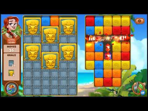 Lost Island Blast Adventure Level 1280 - NO BOOSTERS 🏝️ | SKILLGAMING ✔️