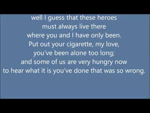 Leonard Cohen   A bunch of lonesome heroes