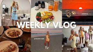 WEEKLY VLOG | productive week, new DFYNE, Adelaide trip, lean building, the gals, gym, anxiety chats