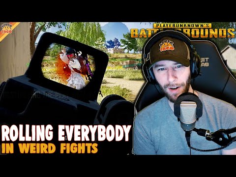 Rolling Everybody in Weird Fights ft. HollywoodBob, VSNZ, & CDome | chocoTaco PUBG Squads Gameplay