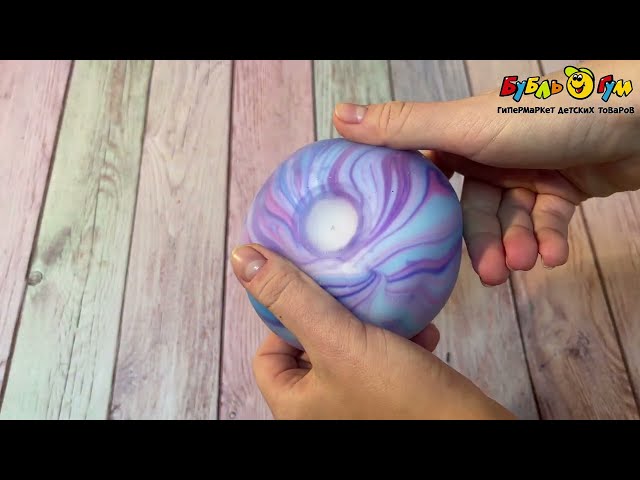 Антистресс-мякиш Lanson Toys Шар-галактика 10см в ассортименте  - видео