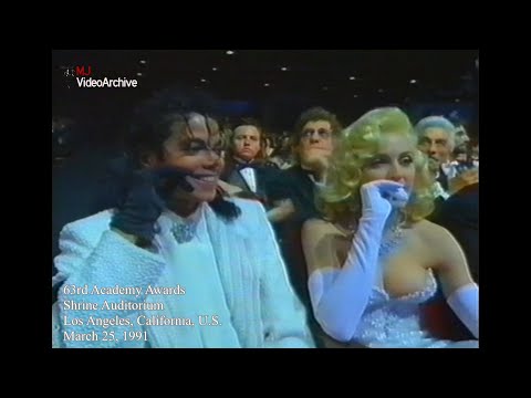 Michael Jackson Madonna At The 63Rd Annual Academy Awards
