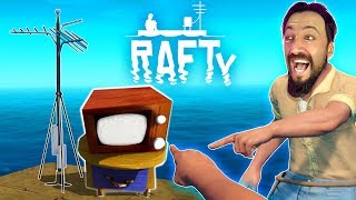 TELEVİZYON ANTENİ ! Denizde Survivor Raft #9