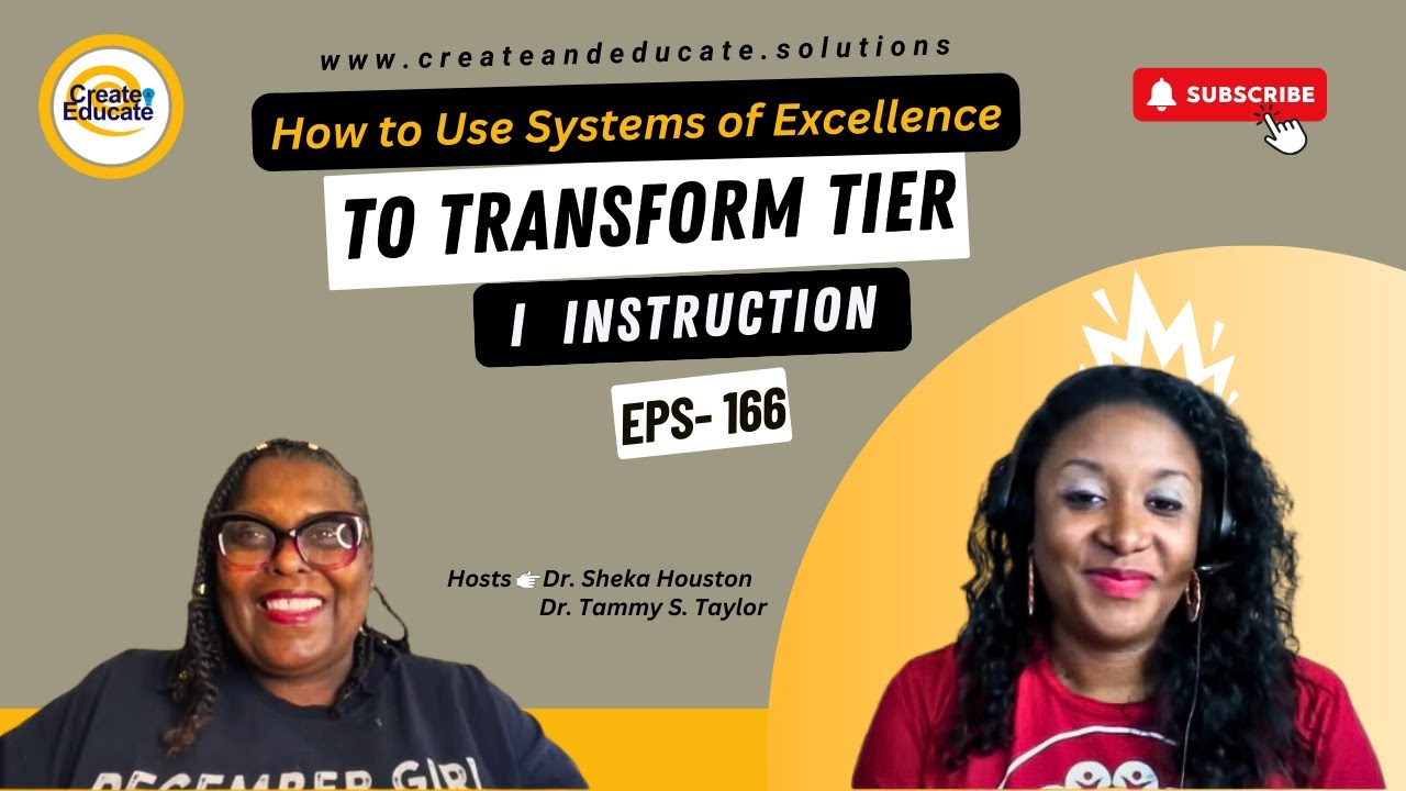EPS. 166: How to Use Systems of Excellence to Transform Tier I Instruction | Create And Educate