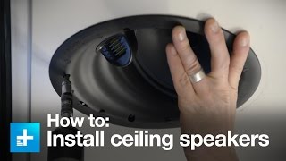 How to install in-ceiling speakers with the Golden ear Invisa HTR 7000