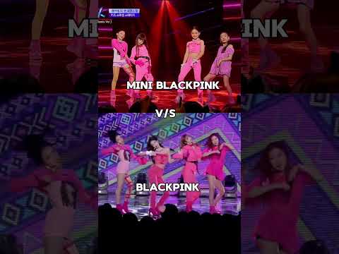 || blackpink vs mini blackpink || ♡ || dududu || ✿ ||  #blackpink #blink