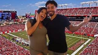 FOOTBALL GAME AT 5 MONTHS PREGNANT! (BUCS vs MIAMI)