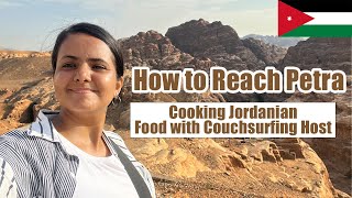 How to reach Petra? | How to cook Jordanian food | CouchSurfing app in Jordan