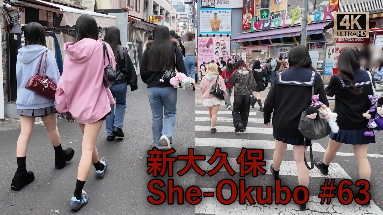 【4K Tokyo walk】新大久保 Shin-Okubo #63 東京散歩