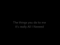 All I need (Janet Griffin) Lyrics 