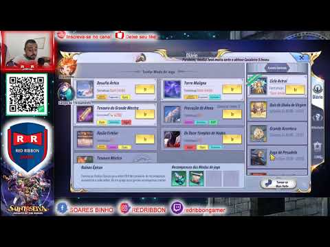 VAMOS ESQUECE AS TRETAS  & VAMOS FOCAR NO  JAMIEL SAINT SEIYA AWAKENING