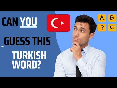 Can you guess this Turkish word? Language Challenge!