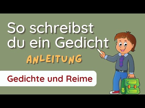 Gedicht schreiben Schritt für Schritt ✅ Anleitung und Beispiel