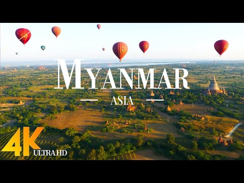 Myanmar (Burma) 4K Ultra HD • Stunning Footage, Scenic Relaxation Film with Calming Music - 4K Video