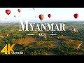 Myanmar Burma 4K Ultra HD Stunning Footage Scenic Relaxation Film With Calming Music 4K Video