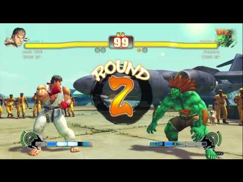 SF4 G1 match 40 - Blanka vs. Ryu