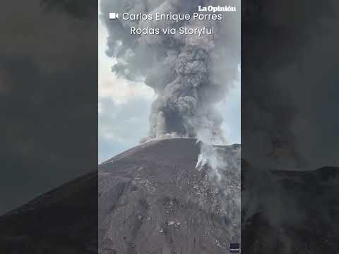 Turistas corren por sus vidas luego de que el volcán que escalaban entrara en erupción / La Opinión