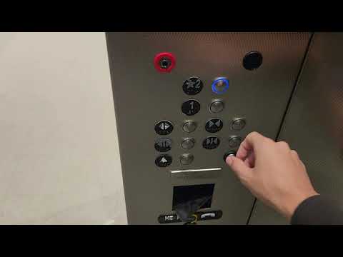 EPIC MOTOR! ThyssenKrupp MRL Hydraulic Elevator - Concourse C - IAH Airport - Houston TX
