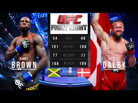 RANDY BROWN vs NICOLAS DALBY FULL FIGHT