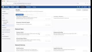 Arista Cloud vision Studios Configurations