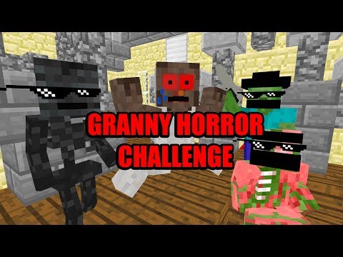 MOBS : GRANNY HORROR GAME CHALLENGE - Scary Minecraft Animation