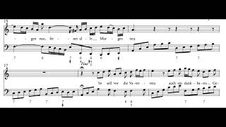 Download lagu Höchster (BWV 51 - J.S. Bach) Score Animation mp3